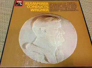 Uk Nm 3lp Sls 5075 Stereo Klemperer Conducts Wagner Box Nm