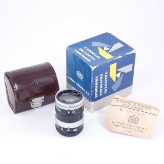 Vintage Nikon 3.  5 - 13.  5cm (35 - 135mm) Varifocal Finder Nippon Kogaku Nkt 43852