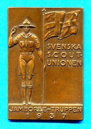 Swedish Contingent Medal World Jamboree 1937