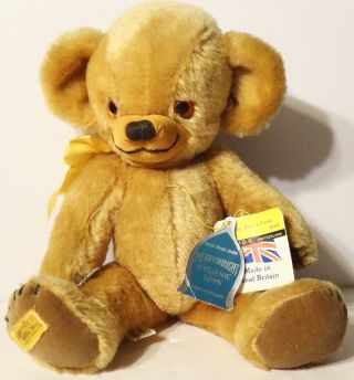 Merrythought Cheeky Teddy Bear 14 " Merry Thought Musical Vintage