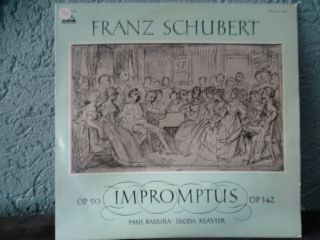 Paul Badura Skoda Schubert Impromptus Musicaphon German Mono Nm 5$