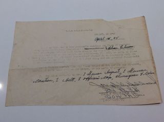 Named Origin Wwii U.  S.  Army Capture German Officer Bayonet Paper Pow Certificate