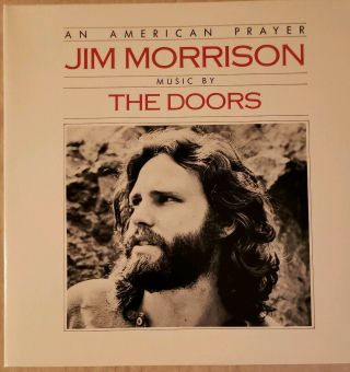 The Doors Jim Morrison An American Prayer Lp 78 Elektra 5e - 502 Booklet Vg,  /vg,