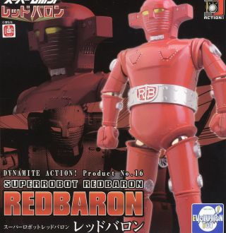 Evolution Toy Dynamite Action Robot Red Baron No.  16 Action Figure