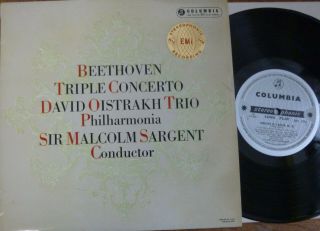 David Oistrakh Trio - Sargent / Beethoven / Columbia Sbo 2573 B/s
