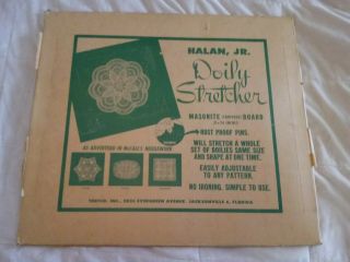 Halan,  Jr.  Doily Stretcher.  21 X 24 In.