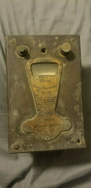 Weston Galvanometer No.  113 - Patented Nov.  6,  1888