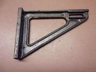 Antique Early Bench Mounted Cast Iron Tool Part Only Sliding Bevel Missing