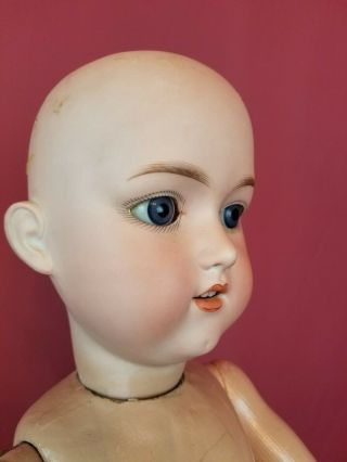 Antique German Bisque Head Doll George Borgfeldt Jointed Repainted Body Sweet 3