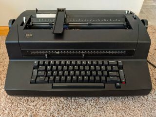 Vintage Ibm Selectric Iii 3 Correcting Black Electric Typewriter &