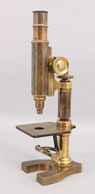 C1890 Antique 19thc Nachet Et Fils French Scientific Monocular Microscope,  Nr