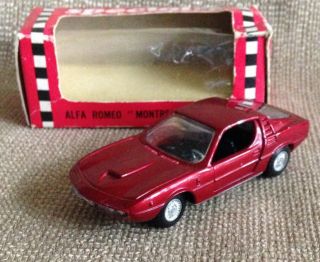 Italian Mercury 1:43 Diecast Alfa Romeo Montreal By Bertone Red - Made In Italy