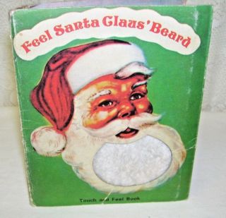 Primitive Christmas Feel Santa Claus Beard Touch And Feel Book