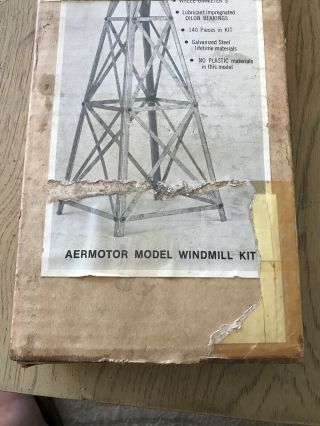 Rare Aermotor Windmill Salesman’s Sample Advertising Display 2