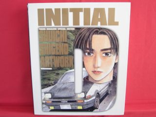 Initial D Illustration Art Book Box Set W/figure Sticker Minicar Etc