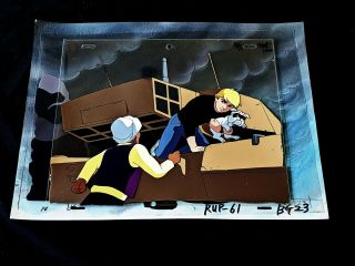 The Real Adventures Of Jonny Quest 1996 Jonny & Haji Cel And Painted Background