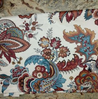 Vintage " Devon " By J.  G.  Hook Floral Upholstery Fabric 4.  5 Yards