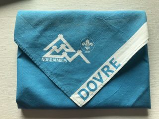 1974 14th World Scout Jamboree Participant Neckerchief - Dovre Sub - Camp