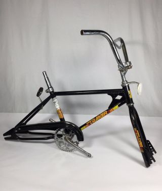 Old School Vintage Traker Bmx Loop Tail 80’s Rampar Raleigh Cycle Pro Frameset
