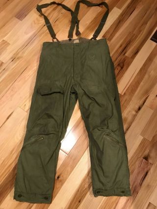 Vintage 1944 - 5 Wwii Us Army Air Force Type A - 9 Green Flight Pants Size 42