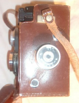 VINTAGE ZEISS IKON IKOFLEX CAMERA WITH VINTAGE LEATHER CASE IN VERY GOOD CONDITI 3