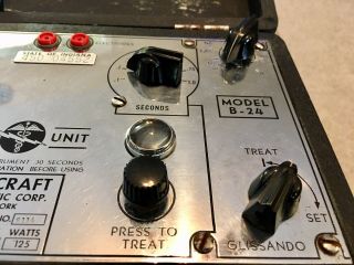 Vintage Medcraft ECT Unit Model B - 24 170 Volts Electroconvulsive Therapy Shock 3