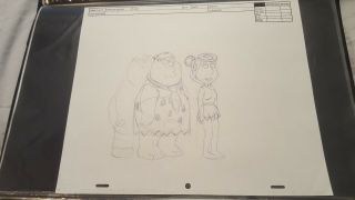 Family Guy Model Drawing Flintstones
