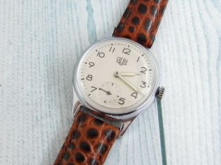 GUB GLASHUTTE cal.  60 - 215749 Vintage German Mechanical Wristwatch Servised 2