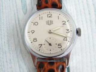GUB GLASHUTTE cal.  60 - 215749 Vintage German Mechanical Wristwatch Servised 3
