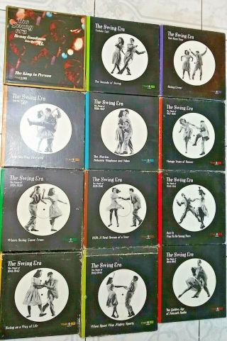Vintage Time Life The Swing Era (1936 To 1945) 36 Lp/book Set In Slipcases