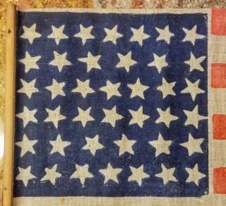 40 Star Flag United States Parade Flag - Dakota Statehood 1889 - Left A Side 3