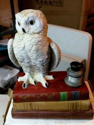 1979 Ezra Brooks Porcelain Full Size The Snowy Owl