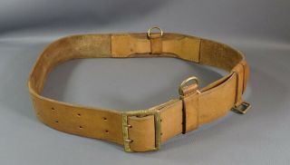 1939 A.  Lerch Wwii German Army Officers Luger P08 Pistol Gun Holster Leather Belt