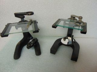 2 Vintage Bausch & Lomb Optical Co.  Usa Lab Scientific Equipment Microscopes