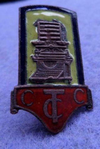 Ussr Russia Pin Badge " Union Of Soviet Trade Servants " 1924 Rrr