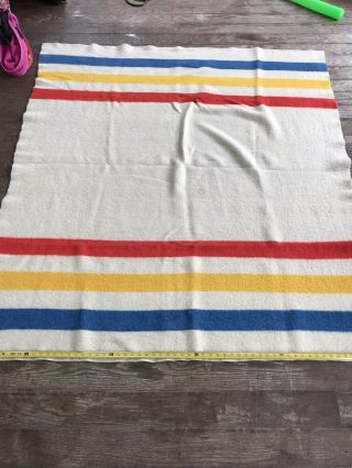 Vintage Orrlaskan 100 Wool Blanket 74”x66” The Orr Felt & Blanket Co