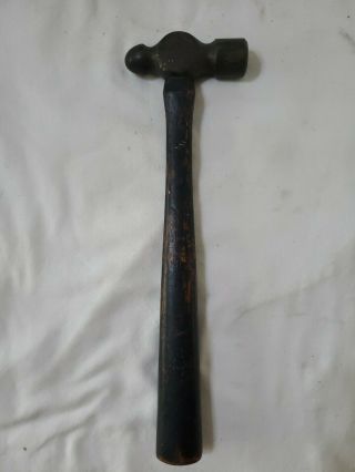 Vintage Small Plumb Ball Pean Hammer - 8.  5 Oz With Handle