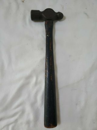 Vintage Small Plumb Ball Pean Hammer - 8.  5 oz With Handle 2
