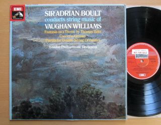 Asd 3286 Vaughan Williams String Music Adrian Boult Factory Sample Quad Emi Lp