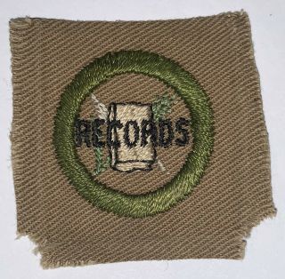 Boy Scout Merit Badge Type A Square Farm Records