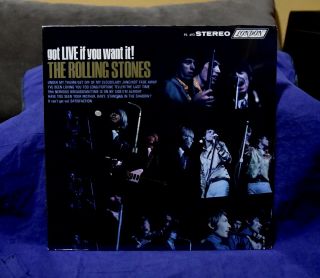 Rolling Stones Very Rare Lp Got Live If You Want It 1966 Us 1stpress?