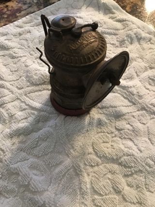 Miners Early Auto - Lite Carbide Lamp 60,  Years Old