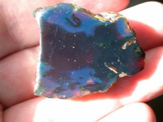 Sky Blue Amber Fossil Gemstone Top Quality Piece 10.  6 Grams