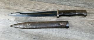 1941 Wwii German K98 Mauser Bayonet Matching Serial Number Sheath 544p / 41 Cof