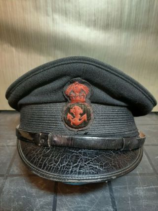 Rare Ww2 Canadian Navy Petty Officer Peaked Cap