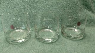 3 Cristallerie Zwiesel Germany Crystal Tumbler Glasses Rocks Liqueur Glass