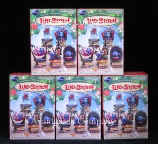 Disney Formation Arts Lilo And Stitch,  Set Of 5,  Box Opened 100 Real