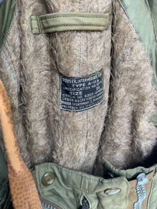 Ww2 Wwii Usaaf Paratrooper Flight Suit 2pc Trousers Overalls Field Jacket A - 11a