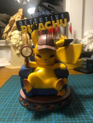 【in - Stock】hanyi Studio Gk Resin Pokémon Detective Pikachu Limited Statue