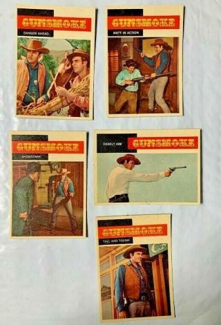 5 - 1958 Topps Tv Westerns.  Gunsmoke Card 